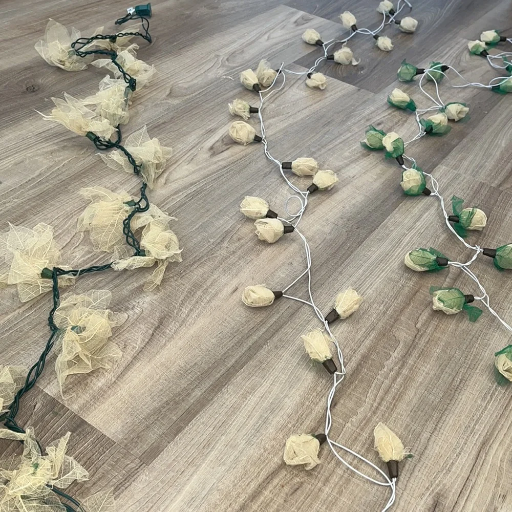 Rose String Lights Set of 6